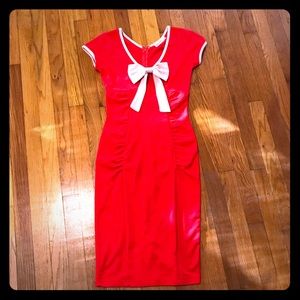 Pin Up Style Red Dress